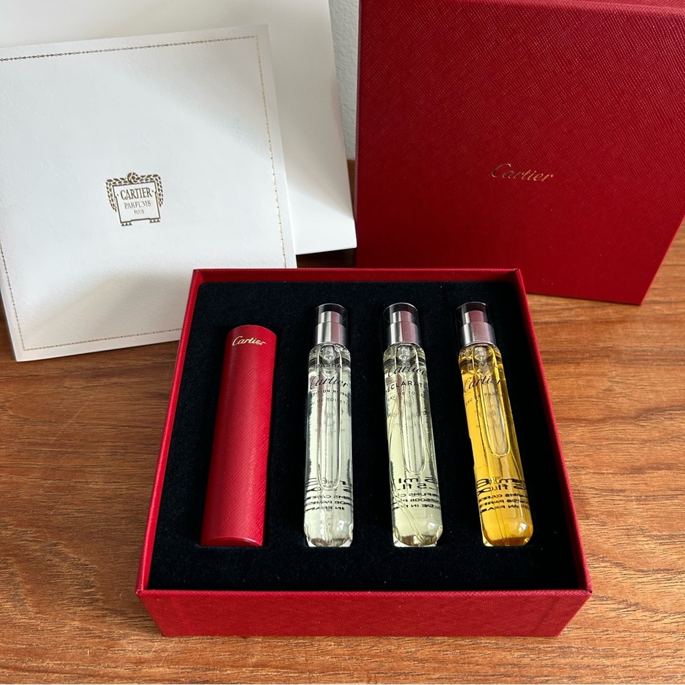 New Cartier Fragrance Gift Set w/Slip Case - Picture 2 of 8